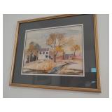 Original Water Color. Framed 16 x 19