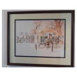 Water Color Print by Ruggieri signed & numbered