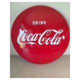 Metal Coca-Cola Sign. 24 In Diameter