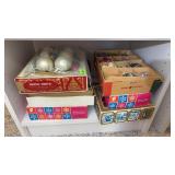 Vintage Glass Christmas Tree Ornaments