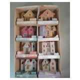 Miniature Cardboard Christmas Houses