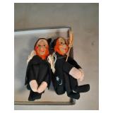 Vintage Knee Hugger Witches. 6 In Long