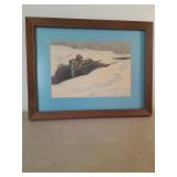 WW1 Original Water Color Rene George Sander