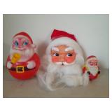 Plastic Santaï¿½s. 2 Are Rolly Pollys