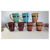 Ceramic Cups in Metal Handled Holders. Some