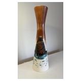 Sascha Brastoff Ceramic Sea Lion Vase. 14 In High