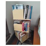 Revolving Book Rack with a Variety of Books