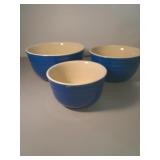 Oxford Stone Ware Bowls. Largest is 8 in Dia