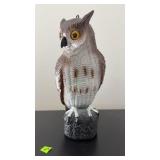 Plastic Owl Decoy. 17 In Tall