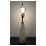 White Frosted Glass With Atomic Stars Lamp