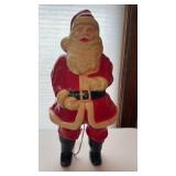 Hard Plastic Santa Blow Mold  18 In Tall