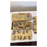 Tiny Metal Figures From Germany. 1.5 In Tall