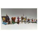 Vintage Figures in Metal, Plaster, Plastic