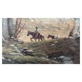 Western Print by  Torzeski 31 x 29 In
