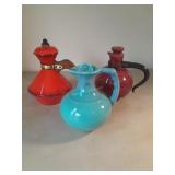 Ball Coffee Carafes. One marked California.