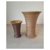 2 Red Wing Pottery Vases.