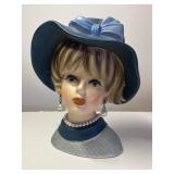 Napcoware Lady Head Vase.