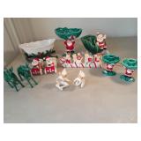 Napco, Lefton, Ceramic  Christmas Figures