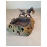 Wrightsville, Pa Cast Iron Ashtray / Dog Figure
