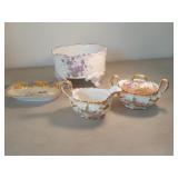 B & H Limoges France Cream & Sugar