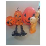Halloween Plastic Blow Mold, Pumpkins, More