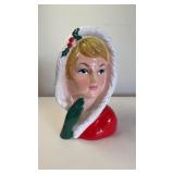 Relpo Lady Head Vase. Samson Import Co. 1965