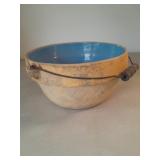Vintage Stoneware Mixing Bowl with Handle