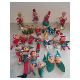 Smaller Christmas Elves. Tallest Is 6 In.