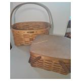 Mountain Trails Basket Signed Donna Hanson