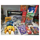 Nintendo 64. Original Box. Controllers & Games