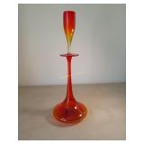 Amberina Hand Blown Shot Glass Decanter