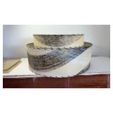 Vintage Fiberglass Lampshade. 20 In Diameter