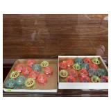 1950s birdcage spinner Christmas ornaments