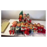 Vintage Christmas Elves. Some Knee Hugger.
