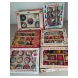 Vintage Christmas , Fantasia Glass Ornaments