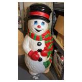 Blow Mold Snowman 40 In Tall
