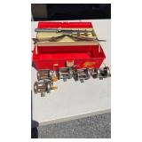 Plano Future Pro tackle box w/knives & 5 -