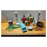Salt & Pepper, Pie Bird, Candle Holders Plus