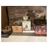 Spode Christmas Tree Glasses, Dish, Nativity