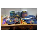 Cub Scout Uniform, Book, Canteen, Patches