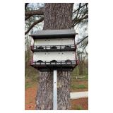 S&K Mfg 2 story bird house, plastic