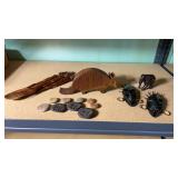 Ceramic Wall Masks, Clay Stamps, Wooden