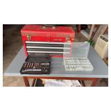 Craftsman tool box, 3/8 socket set (SAE)