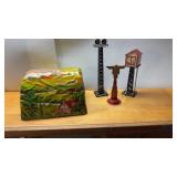 Marx Train  Bridge, Train Tower, Light Tower,