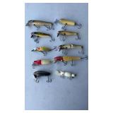 10 - vintage Fishing lures