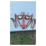 Trail cultivator  for small garden tractor