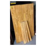 Solid Wooden Table. 47 x 29. Legs are 29 In Tall