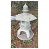 Concrete pagoda yard ornament