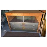Drafting Set of Drawers & handmade wooden top