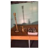 Antique Table Lamp, parts & Finials